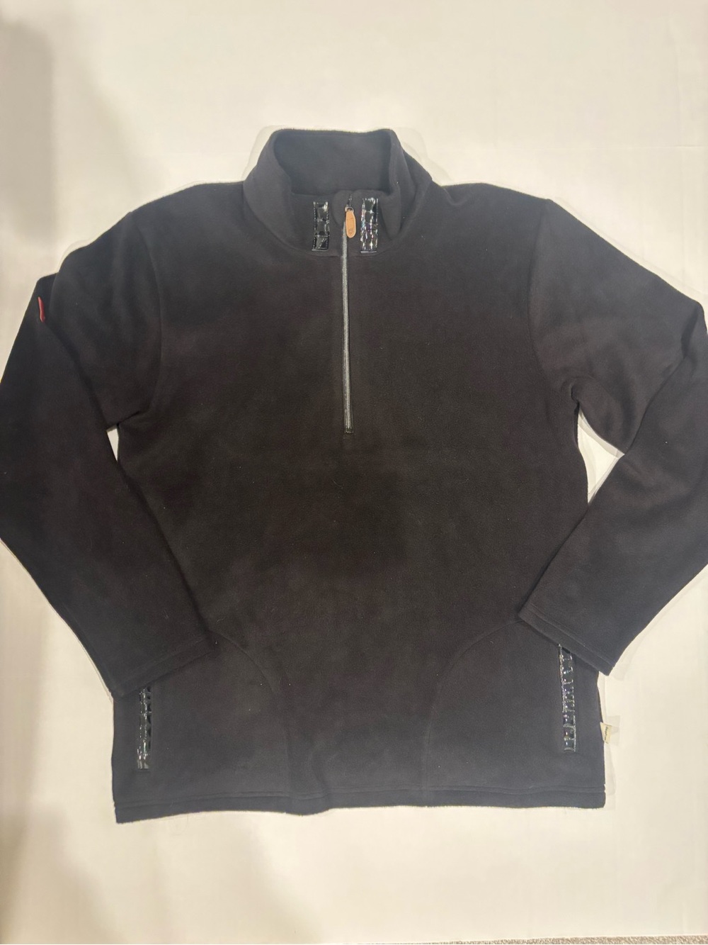 Iliac Golf LIMITED EDITION Quarter Zip Mens XL Black Pullover Golf LA 1/6